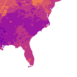 USA and Local National Gas Station Price Heat Map 